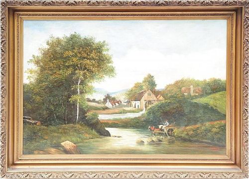 John Bianchi, Landscape - Oil on Canvas