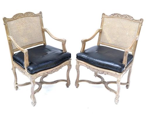 Pair Of French Provincial Armchairs