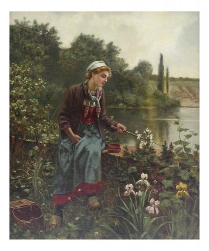 Knight, Painting of a Woman Fishing