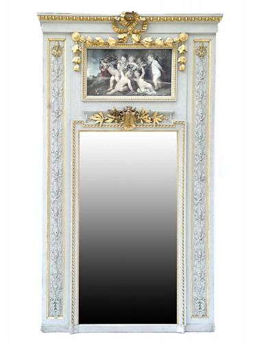 19th Century Trumeau Mirror