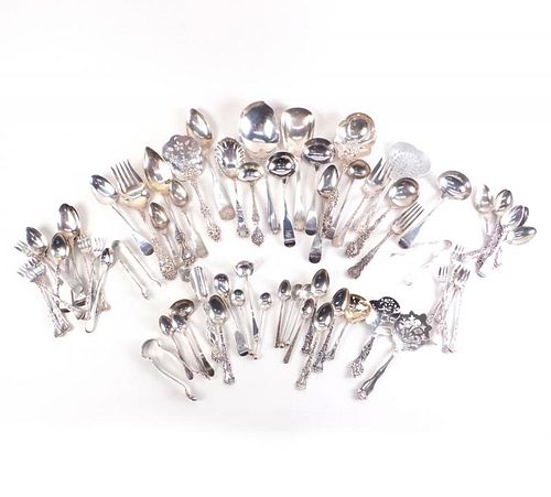 Group of 67 Silver Service Items