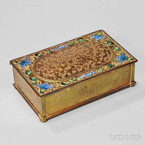 Louis C. Tiffany Furnaces Favrile Box