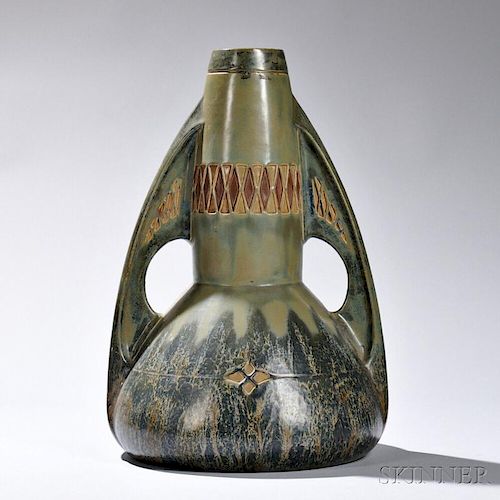 Julius B. Dressler Art Nouveau Vase