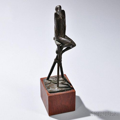 Marianna Pineda (1925-1996) Seated Oracle Sculpture
