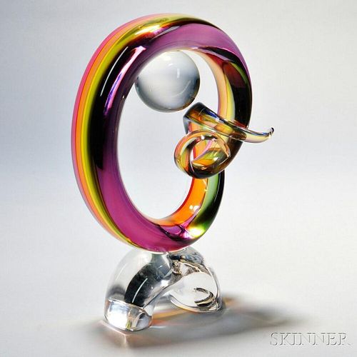 Archimede Seguso Art Glass Sculpture