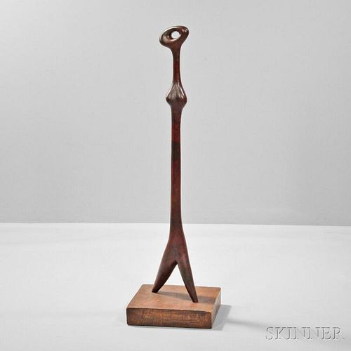 Abstract Standing Female Figure Sculpture