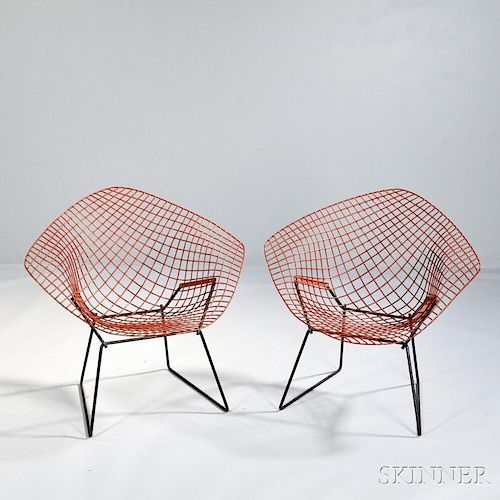 Pair of Harry Bertoia (1915-1978) Chairs