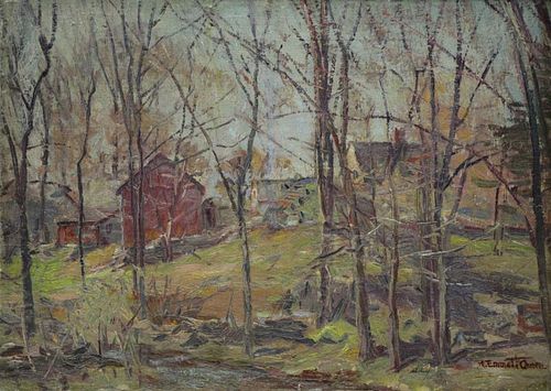 OWEN, Robert Emmett. Oil on Canvas. New England