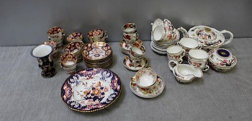 Large Lot of Antique Imari Style Porcelain.