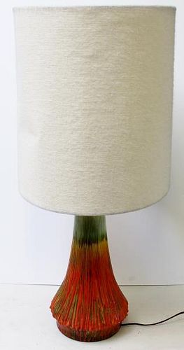 Midcentury Fantoni / Raymour Italian Ceramic Lamp.