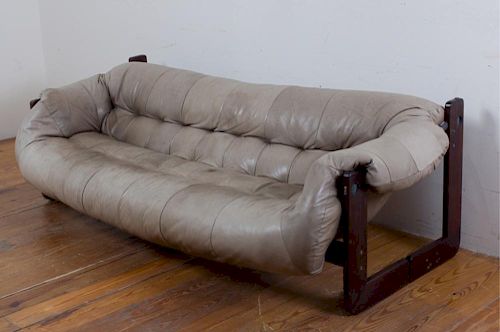 Percival Lafer Leather Sofa
