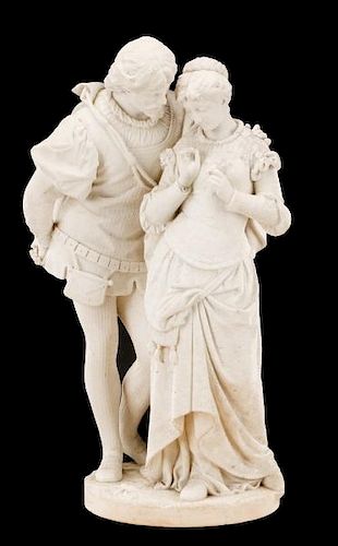 P. Romanelli, "Paolo and Francesca", Marble