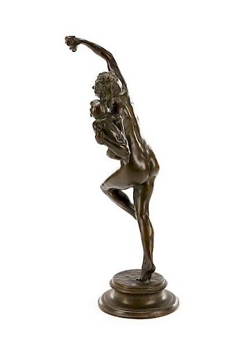 MacMonnies, "Bacchante and Infant Fawn", Bronze