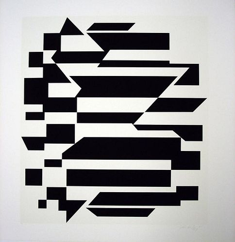 Victor Vasarely,  Untitled, Album Cinﾎtique NB