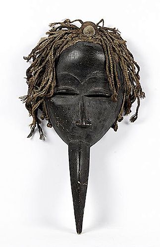 Liberia or Ivory Coast Dan Ge Gon Beak Mask 