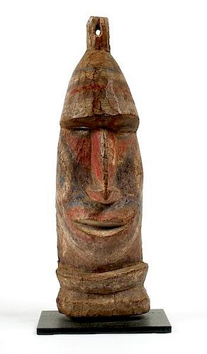 New Guinea Polychrome Figural House Ornament 