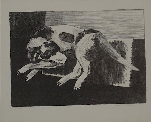 WALT KUHN (1877-1949): DOG