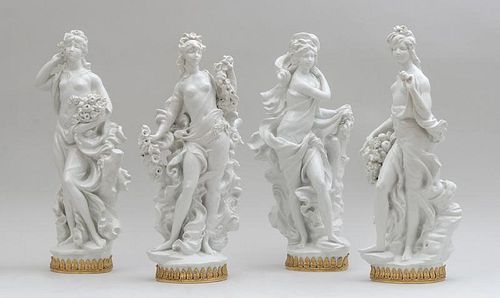 LIMITED EDITION WORCESTER ROYAL PORCELAIN COMPANY LTD. SET OF "THE FOUR SEASONS"