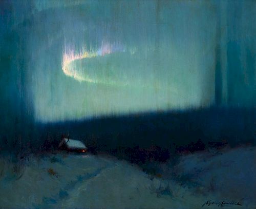 SYDNEY LAURENCE (1865-1940), Northern Lights