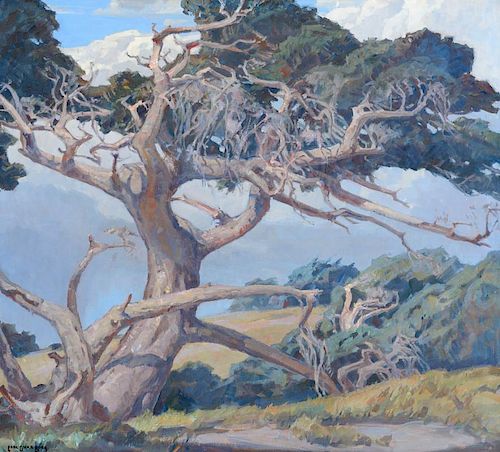 CARL OSCAR BORG (1879-1947), Monterey Cypress