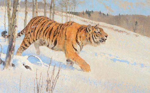 BOB KUHN (1920-2007), Siberian Tiger: King of Cats (2000)