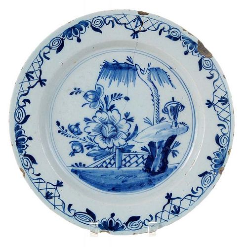 Delft Blue on White Charger