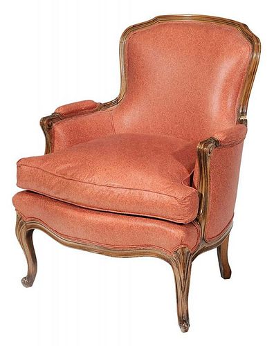 Louis XV Style Fruitwood Upholstered