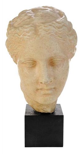 Ceramic Portrait Bust of Venus or a