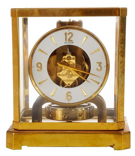 Brass Atmos Clock by LeCoultre