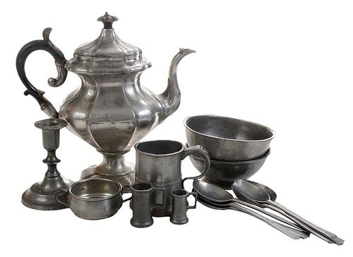 Assorted Pewter Table Articles