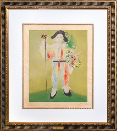 Picasso "Le Petit Pierrot aux Fleurs" w/ Gouche