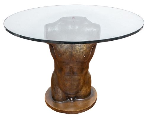 Victor Salmones "Torso" Sculptural Dining Table