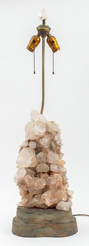 Carole Stupell  Modern Quartz Crystal Lamp