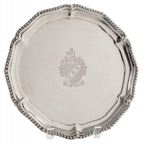 George III English Silver Salver