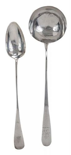 British Silver Ladle and Stuffing