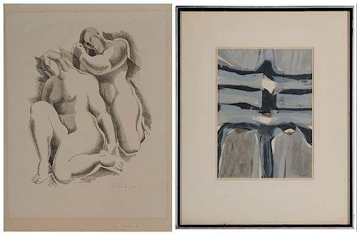Two Abstract Lithographs
