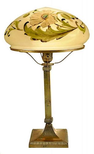 Signed Handel Table Lamp with