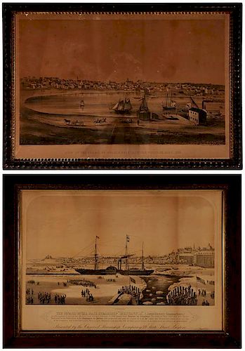 Two Massachusetts Related Lithographs