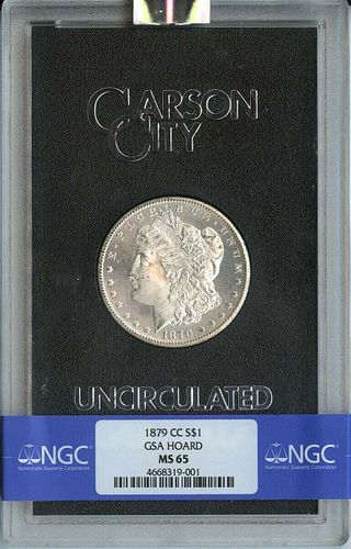 1879-CC Morgan Dollar GSA HOARD S$1 NGC MS65