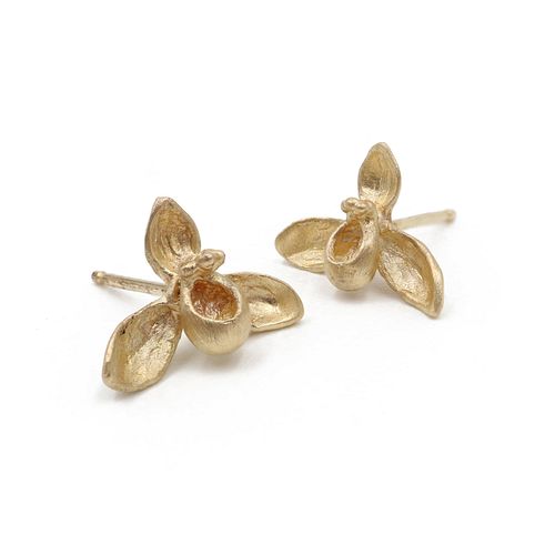 PALOMA WILDER, Lady Slipper Orchid Earrings