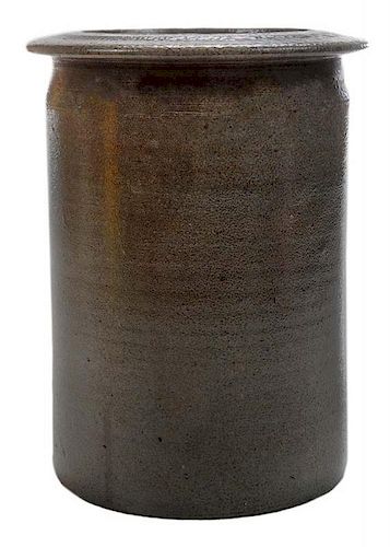 Himer Fox Stoneware Jar