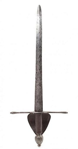 * A Spanish Main-Gauche Parrying Sword Length 22 1/2 inches.