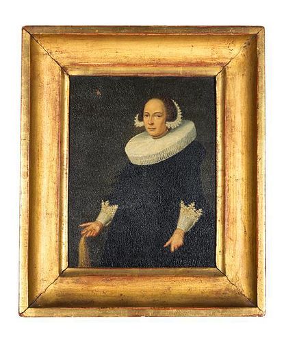 Continental School, 17th/18th Century, Portrait of a Lady in Ruff