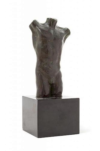 * A Continental Bronze Torso Height 5 1/2 inches.