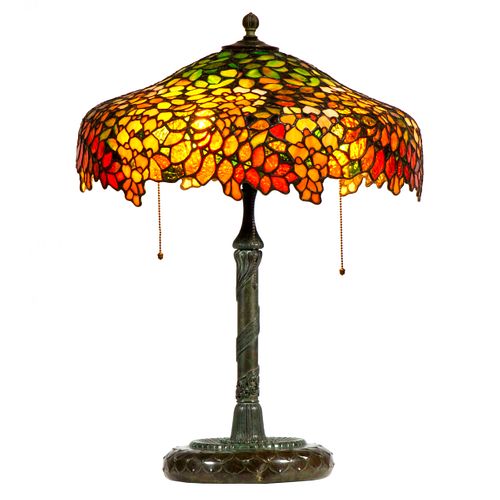 Hubbell Stained Glass Lamp