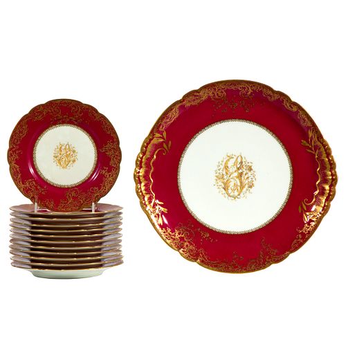 Limoges Porcelain Dessert Set