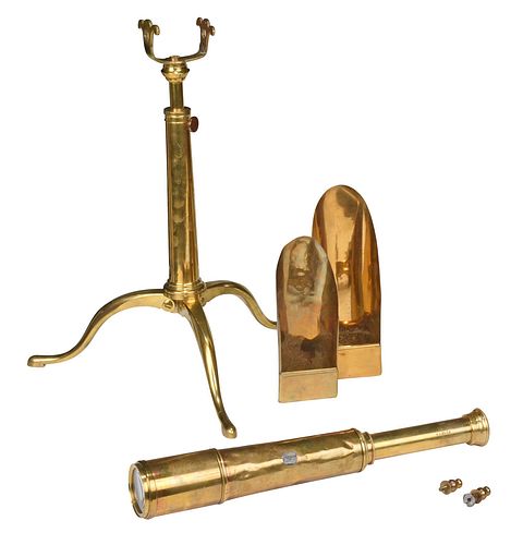 BC & Co Ltd Brass Telescope with Stand