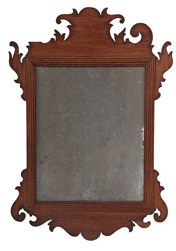 Federal Mahogany Mirror with Original Glass