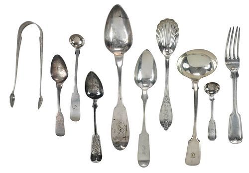 28 Pieces Assorted Silver Flatware