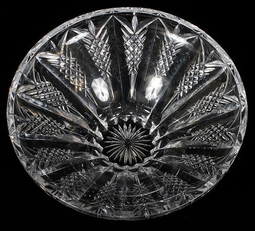 WATERFORD CRYSTAL BY JIM O'LEARY CUT CRYSTAL BOWL